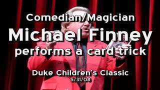 Comedian  Magician Michael Finney does a card trick  53108 [upl. by Solis]