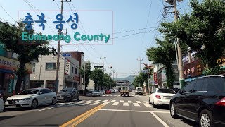 Driving Eumseong County음성군 South Korea  Rural area with a lot of ginseng cultivation [upl. by Ynaffat]