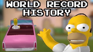 The History of The Simpsons Hit amp Run World Records [upl. by Reilly]