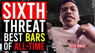 SIXTH THREAT BEST BARS OF ALL TIME  FLIPTOP  SUBTITLES  ANALYSIS sixththreat davao fliptop [upl. by Nainatrad785]