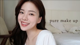 Eng 청순✨ 노렌즈 데일리 메이크업 눈썹결 살리기 l 오늘의하늘 Haneul [upl. by Alix]