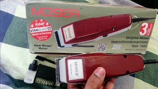 Moser Trimmer 1400 Original review in Hindi [upl. by Britt]