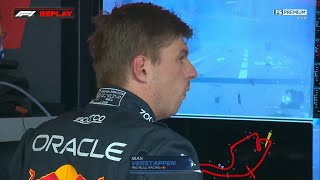 La reacción de Verstappen al accidente de Checo  GP de Mónaco  Fórmula 1 [upl. by Ardolino]