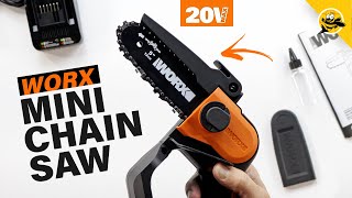 WORX 20V Mini Chainsaw  WAY BETTER Than Expected [upl. by Philis]