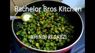 BHINDI KI SABZI  DELICIOUS BHINDI RECIPE  INDUCTION BASED SIMPLE COOKING [upl. by Nobe29]