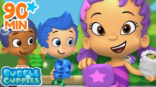 Lunchtime with Bubble Guppies 🍣 90 Minute Compilation  Bubble Guppies [upl. by Charlet]