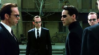 Neo vs Smith Clones Part 1  The Matrix Reloaded Open Matte [upl. by Adnahcal577]