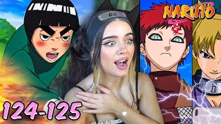 DRUNKEN FIST AND GAARA  Episode 124 amp 125  NARUTO REACTION [upl. by Nobe89]