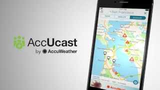 AccuWeather for iOS App now with MinuteCast and AccUcast [upl. by Anyzratak493]