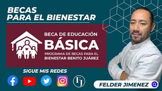 Paso a paso del registro para las quotBecas del Bienestar Benito Juárezquot en Educación Básica [upl. by Giffie787]