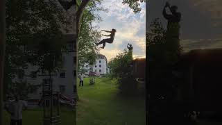 Ich hasse Bäume 🖕💥 backflip parkour freerunning [upl. by Anined]