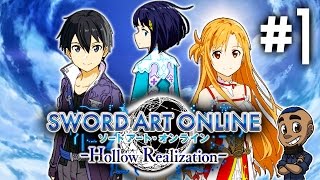 LINK START  Sword Art Online Hollow Realization  Part 1  SAO Gameplay Walkthrough PS4 PS Vita [upl. by Hayse]