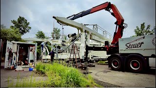 Kirmes Aufbau DOKUSteinert Kirmes LüdenscheidPfingstkirmes GeldernMondorf Niederkassel 2024 4K [upl. by Skoorb]