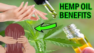 HEMP OIL  POWERFUL USES amp Benefits Of Using Hemp Oil For Hair And Skin [upl. by Nael540]