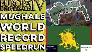 EU4 How to Form The Mughals In 4 Years  EU4 World Record Speedrun [upl. by Alfonso]