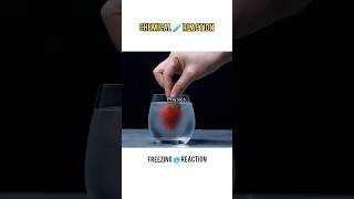 Water Freezing 🥶 Chemical Reaction in Chemistry ⚗️ chemical reaction freezing [upl. by Nanreit]