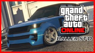 GTA Online  Gallivanter Baller STD Úpravy a jazda Range Rover [upl. by Akemed]