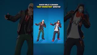 Juice Wrld x Eminem quotRap Monsterquot Emote in Fortnite shorts fortnite [upl. by Yerocaj]