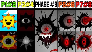 Phase 1 VS Phase 2 VS Phase 3 VS Phase 4 VS Phase 5 VS Phases 69 in Incredibox Sprunki [upl. by Einatsed]