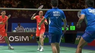 Zhang NZhao Y v TAhmadLNarsir XDF Yonex All England Open Badminton Champ 2013 [upl. by Nauht]