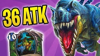 HUGE KING KRUSH with Emeriss  Emeriss Hunter  The Witchwood  Hearthstone [upl. by Gnilhsa]