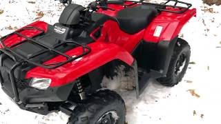 2017 HONDA RANCHER 420 FIRST RIDE IS IT WORTH IT [upl. by Ennairej]