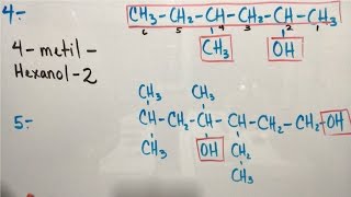 Alcoholes Nomenclatura Parte 1 Fórmula a Nombre [upl. by Rockel998]