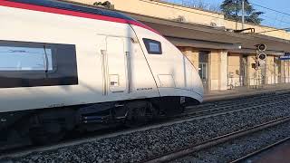 Treno a Monza Eurocity 314 Giruno SBB RABe 501 Stadler da Milano Centrale a Zurigo [upl. by Yttiy]