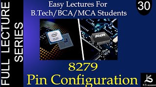 Pin Configuration Of 8279  Microprocessor And Microcontroller  BTech  Lect 30 [upl. by Anoyk164]