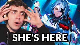 SHES HERE 46 LIVESTREAM REACTION  Genshin Impact [upl. by Leaper]