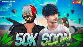 🛑R0AD TO 50K SUBCRIBER  50K SUBSCRIBER SOON 🥵😺 gyangaming freefirelive [upl. by Armand]