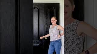 Get Inspired Black Pantry Doors blackdoor kitchenmakeover diyprojects homedecor [upl. by Zarla]