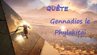 Assassins Creed Origins  Quête  Gennadios le Phylakitai [upl. by Macdonald582]