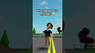 What happened to my head 😭 roblox brookhaven head lag funny meme robloxmemes foryou [upl. by Lezley]