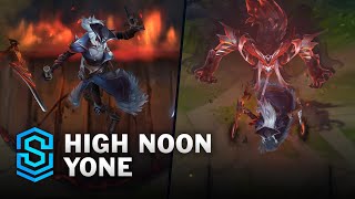 High Noon Yone Skin Spotlight  PreRelease  PBE Preview  League of Legends [upl. by Ecirehs]