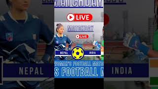 India Vs Nepal womens SAFF championship football 2nd semifinal [upl. by Leona]