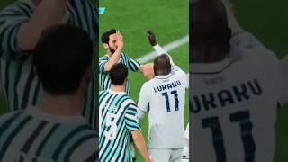 Fallo e calcio di rigore dal dischetto lukaku  fc25 [upl. by Aronal58]