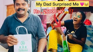 En Appa Enaku Surprise Pannirkaaru ❤️🥹  Gift Rs 26000 ah 😱  Unexpected Paaa 😭🩷 poojaskitchen [upl. by Llenal221]