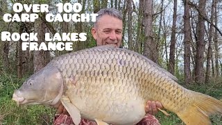 Carp fishing Over 100 carp caught Rock Lakes France 2024 [upl. by Hedva]