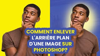 Comment enlever larrière plan dune image sur photoshop Photoshop tutoriel graphisme photoshop [upl. by Flower]