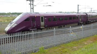 quotNewquot 810 001 Aurora for East Midlands Railway leaving Hitachi Factory en route Old Dalby 20524 [upl. by Aneek36]