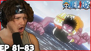 THIS HURTS TO WATCH  LUFFY CLIMBS THE DRUM MOUNTAIN  One Piece Episode 8183 Reaction [upl. by Elleinahc]