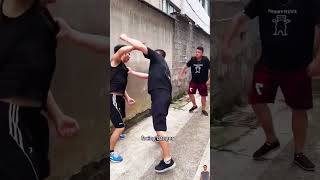 Real Wing Chun fight only attack ribs chest head kungfuskills wingchun [upl. by Ahkos187]