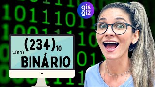 SISTEMA BINÁRIO  NÚMERO BINÁRIO  \Prof Gis Base decimal para número binário [upl. by Belva]