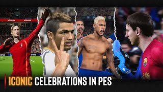 Iconic Celebrations In PES [upl. by Imer]