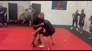 Pat Miletich hand placement to finish a double leg easily [upl. by Nabalas]