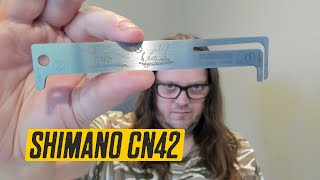 Shimano TLCN42 chain wear indicator tool review  comparison with 1m metal ruler [upl. by Eidnak]