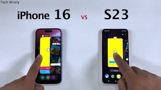 iPhone 16 vs Samsung S23  Speed Performance Test [upl. by Acinod]