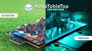 Now on Kickstarter Adaptabletop Led  A Modular Tabletop For Boardgame And Rpgs [upl. by Azmah]