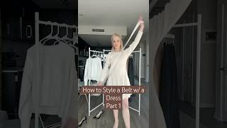 How to Style Belts  Dresses styletipsforwomen amazonlive stylingtips fashionstyle styletips [upl. by Gupta]